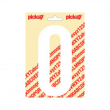PLAKCIJFER NOBEL 150 MM WIT 0