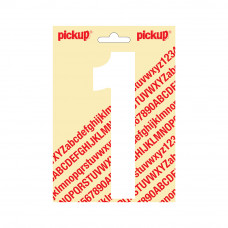 PLAKCIJFER NOBEL 150 MM WIT 1