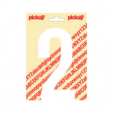 PLAKCIJFER NOBEL 150 MM WIT 2
