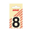 PLAKCIJFER HELVETICA 40 MM ZWART 8