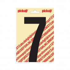 PLAKCIJFER NOBEL 150 MM ZWART 7