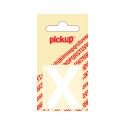 PLAKLETTER HELVETICA 40 MM WIT X