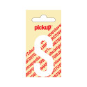 PLAKLETTER NOBEL 60 MM WIT S