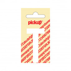 PLAKLETTER NOBEL 60 MM WIT T