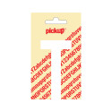 PLAKLETTER NOBEL 90 MM WIT T