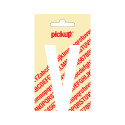 PLAKLETTER NOBEL 90 MM WIT V