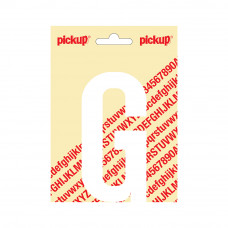 PLAKLETTER NOBEL 120 MM WIT G