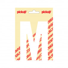 PLAKLETTER NOBEL 120 MM WIT M