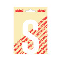 PLAKLETTER NOBEL 120 MM WIT S
