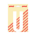 PLAKLETTER NOBEL 120 MM WIT U