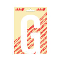 PLAKLETTER NOBEL 150 MM WIT G