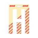 PLAKLETTER NOBEL 150 MM WIT H