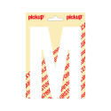 PLAKLETTER NOBEL 150 MM WIT M