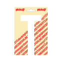 PLAKLETTER NOBEL 150 MM WIT T