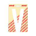 PLAKLETTER NOBEL 150 MM WIT V