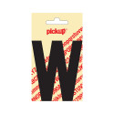 PLAKLETTER NOBEL 90 MM ZWART W