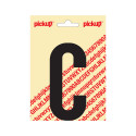 PLAKLETTER NOBEL 120 MM ZWART C