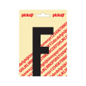 PLAKLETTER NOBEL 120 MM ZWART F