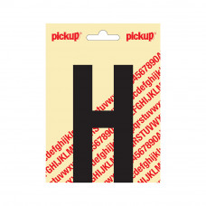 PLAKLETTER NOBEL 120 MM ZWART H