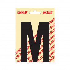 PLAKLETTER NOBEL 120 MM ZWART M
