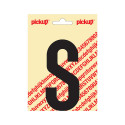 PLAKLETTER NOBEL 120 MM ZWART S
