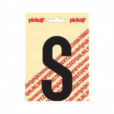 PLAKLETTER NOBEL 120 MM ZWART S