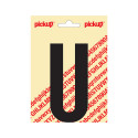 PLAKLETTER NOBEL 120 MM ZWART U