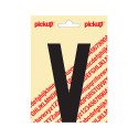 PLAKLETTER NOBEL 120 MM ZWART V