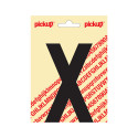 PLAKLETTER NOBEL 120 MM ZWART X