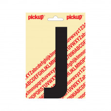 PLAKLETTER NOBEL 150 MM ZWART J