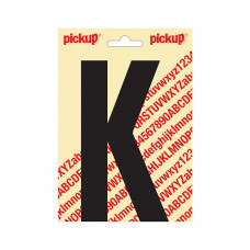 PLAKLETTER NOBEL 150 MM ZWART K