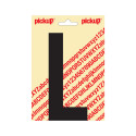 PLAKLETTER NOBEL 150 MM ZWART L