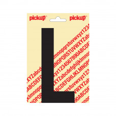 PLAKLETTER NOBEL 150 MM ZWART L
