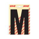 PLAKLETTER NOBEL 150 MM ZWART M