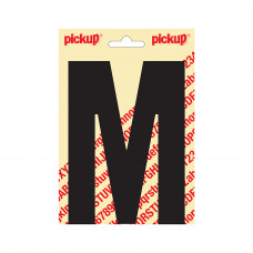 PLAKLETTER NOBEL 150 MM ZWART M