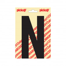 PLAKLETTER NOBEL 150 MM ZWART N