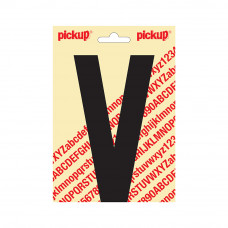 PLAKLETTER NOBEL 150 MM ZWART V