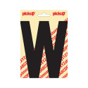 PLAKLETTER NOBEL 150 MM ZWART W