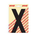 PLAKLETTER NOBEL 150 MM ZWART X