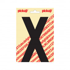 PLAKLETTER NOBEL 150 MM ZWART X