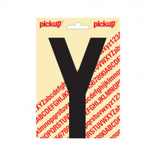 PLAKLETTER NOBEL 150 MM ZWART Y