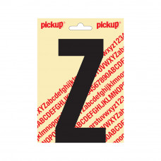 PLAKLETTER NOBEL 150 MM ZWART Z