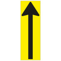 VLOERSTICKER RICHTINGSPIJL (G/Z) 300X100 MM GELAMINEERD