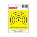 STICKER ELEKTRONISCH BEVEILIGD 100X100 MM