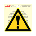 STICKER GEVAAR 200 MM DRIEHOEK