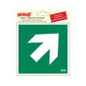 STICKER RICHTINGSPIJL 45 150X150 MM