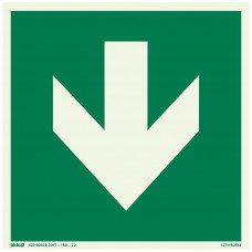 BORD RICHTINGSPIJL (GROEN)FTLM 150X150 MM ZELFKLEVEND