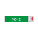 BORD ALULOOK INGANG 165X44 MM ZELFKLEVEND