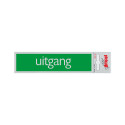 BORD ALULOOK UITGANG 165X44 MM ZELFKLEVEND