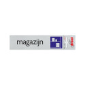 BORD ALULOOK MAGAZIJN 165X44 MM ZELFKLEVEND